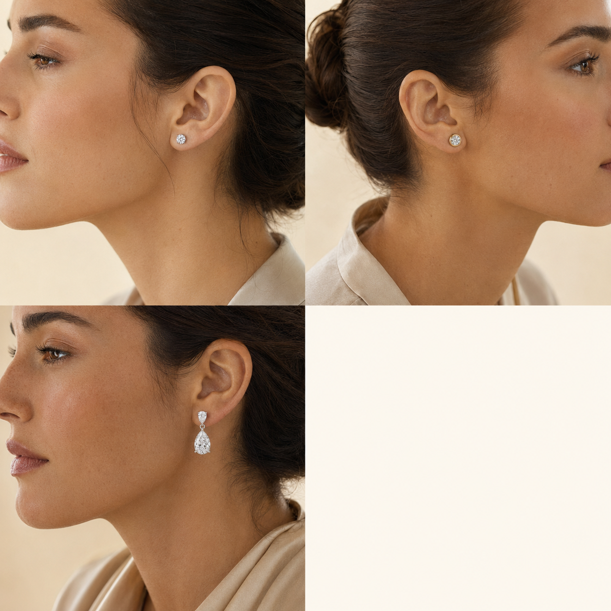 The Classic Studs worn on model