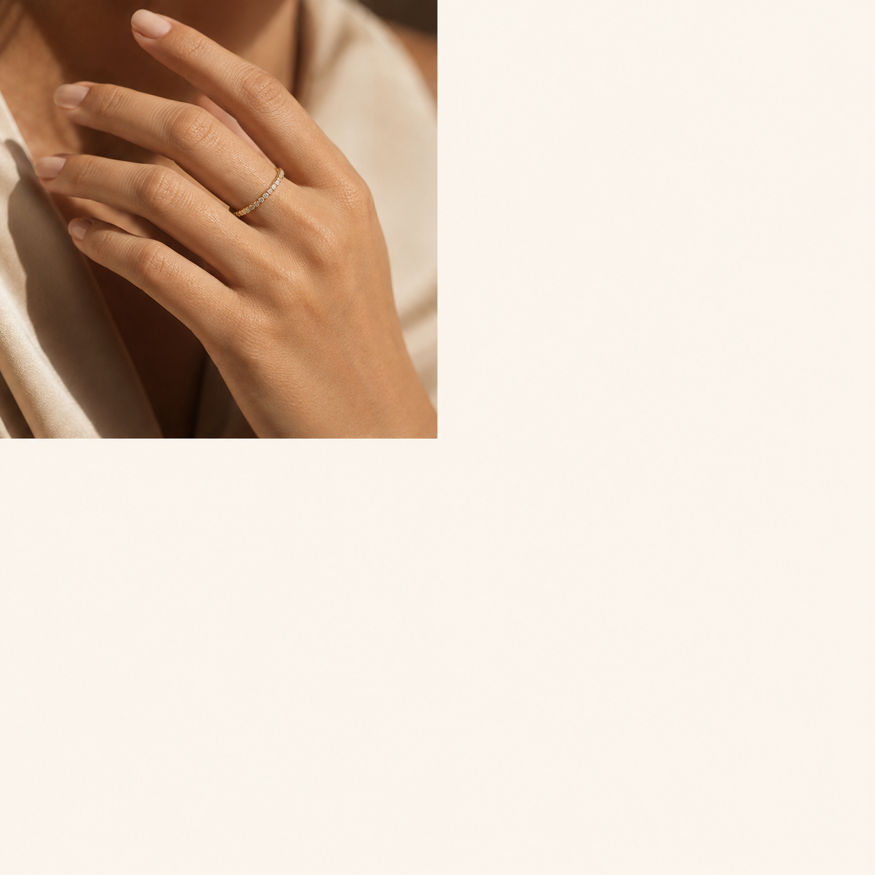 The Slim Band worn on model