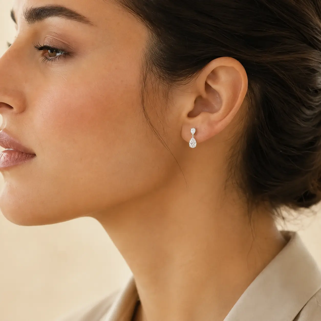 The Pear Drops worn on model