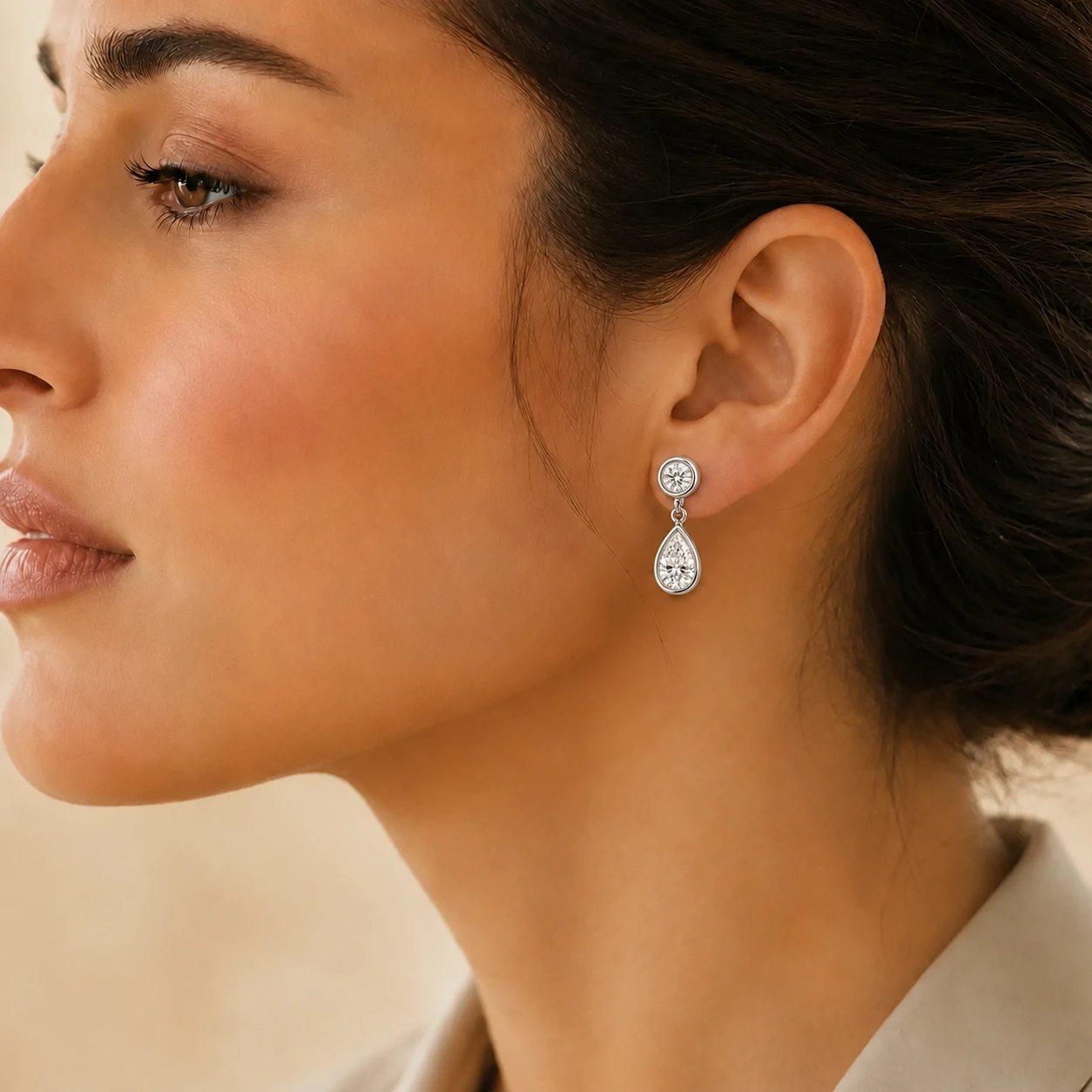 The Orbit Drops worn on model