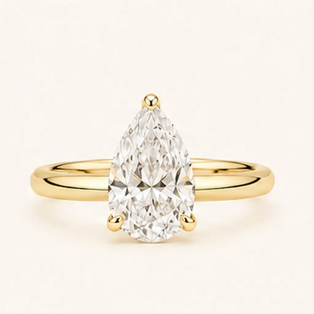 The Grace Pear diamond jewellery