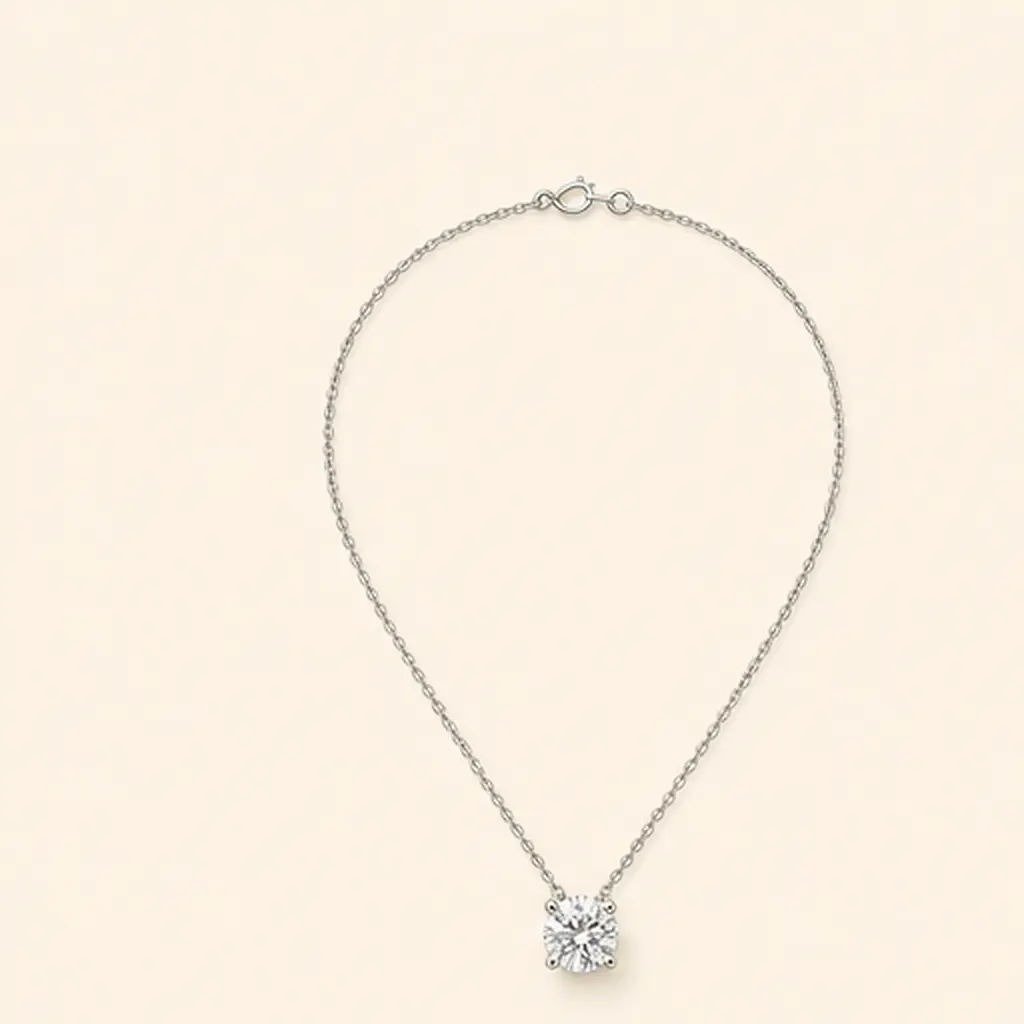 The Luna Solitaire diamond jewellery