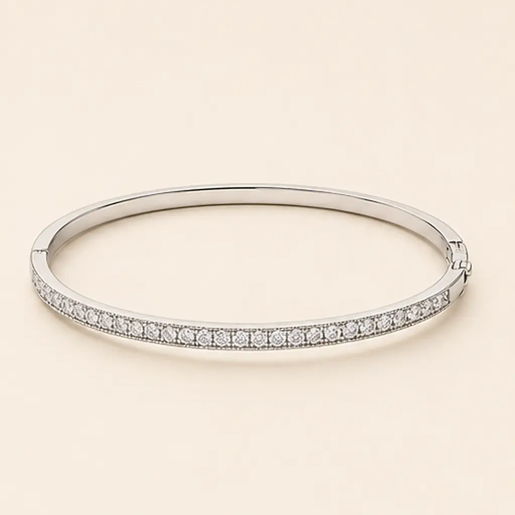The Arc Bangle diamond jewellery