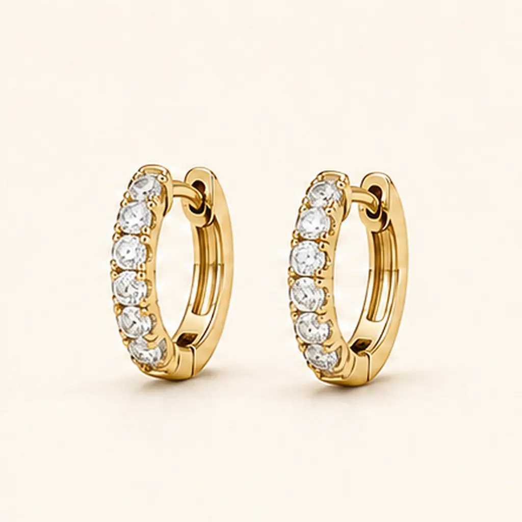 The Diamond Huggies diamond jewellery