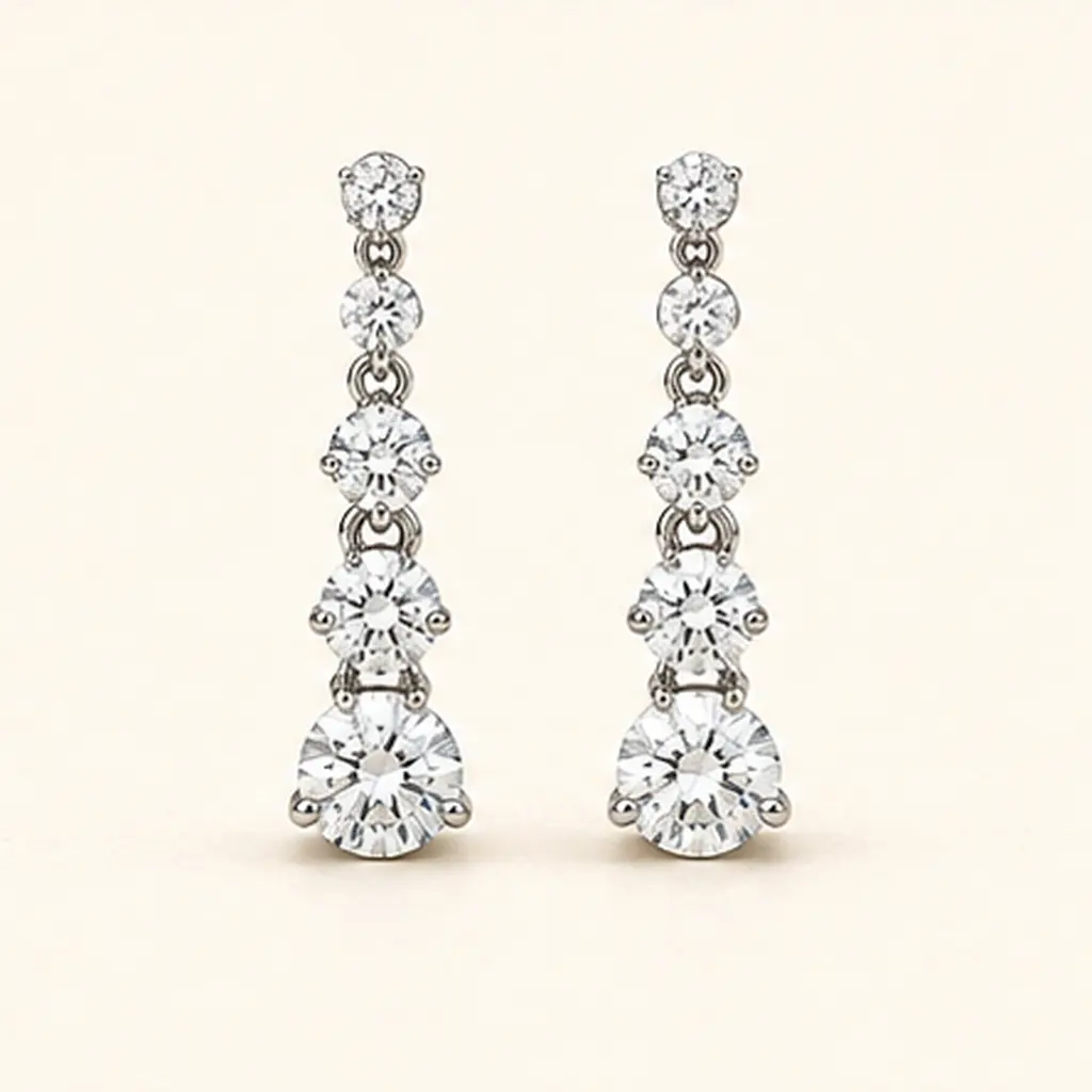 The Tennis Drops diamond jewellery