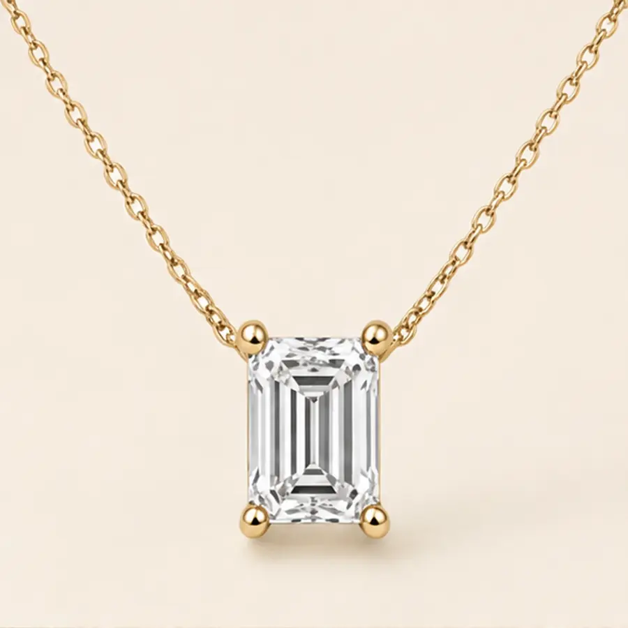 The Émeraude Pendant diamond jewellery