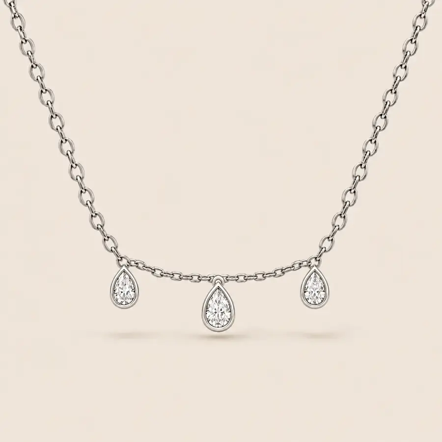 The Trois Drop diamond jewellery