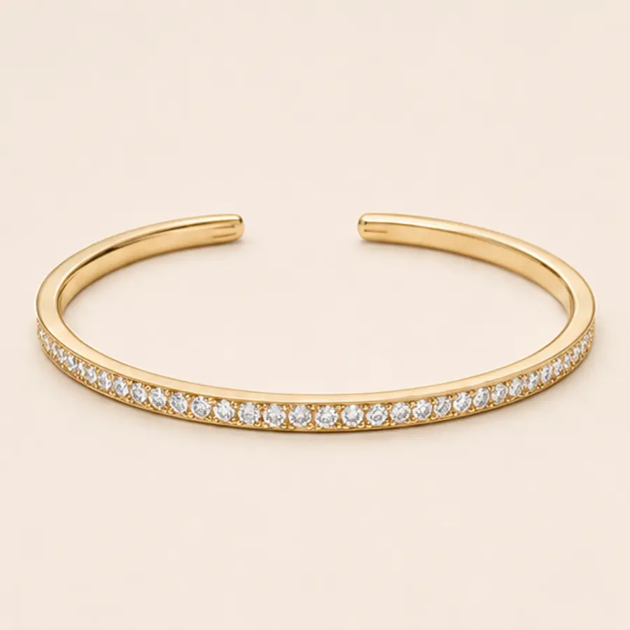 The Pavé Cuff diamond jewellery