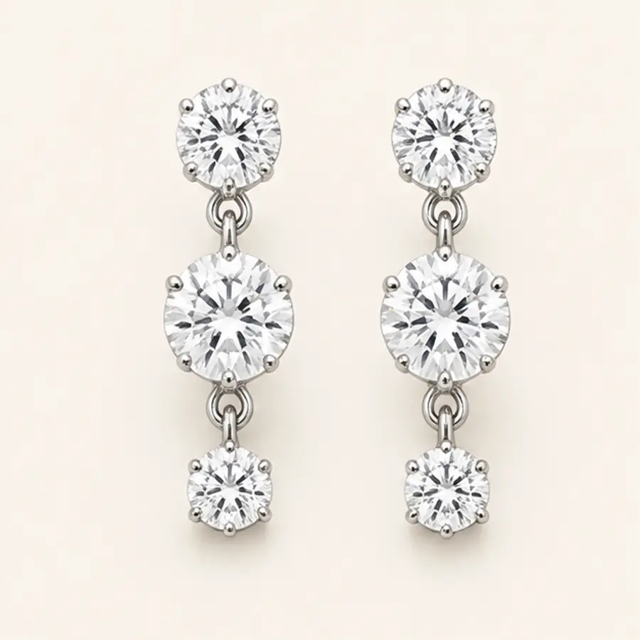 The Trois Drops diamond jewellery