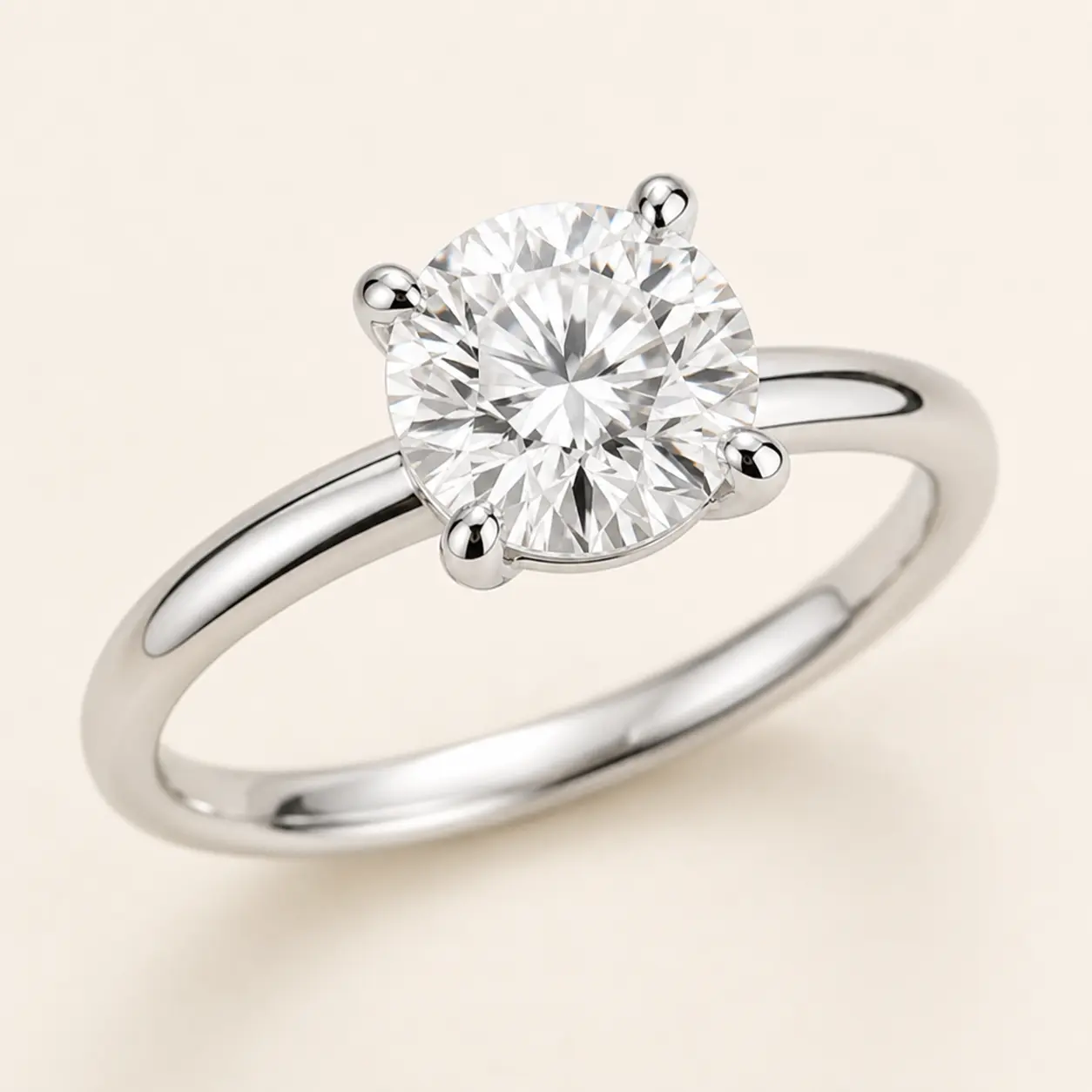 The Lilyan Round Setting detail