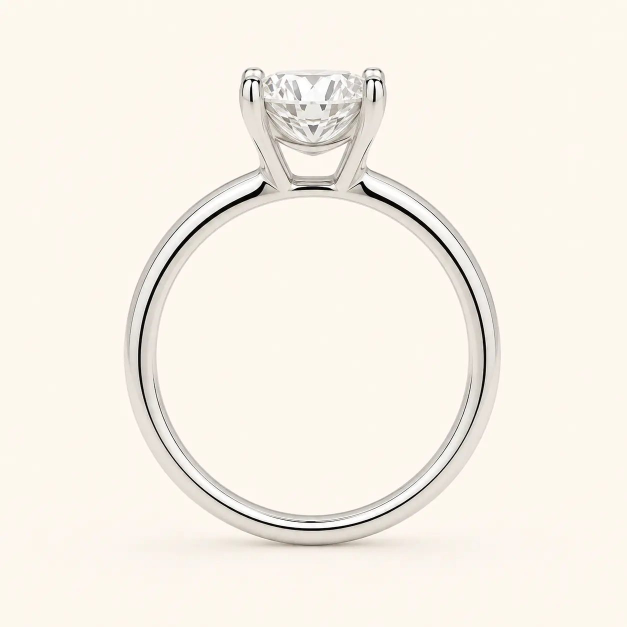 The Lilyan Round Side profile