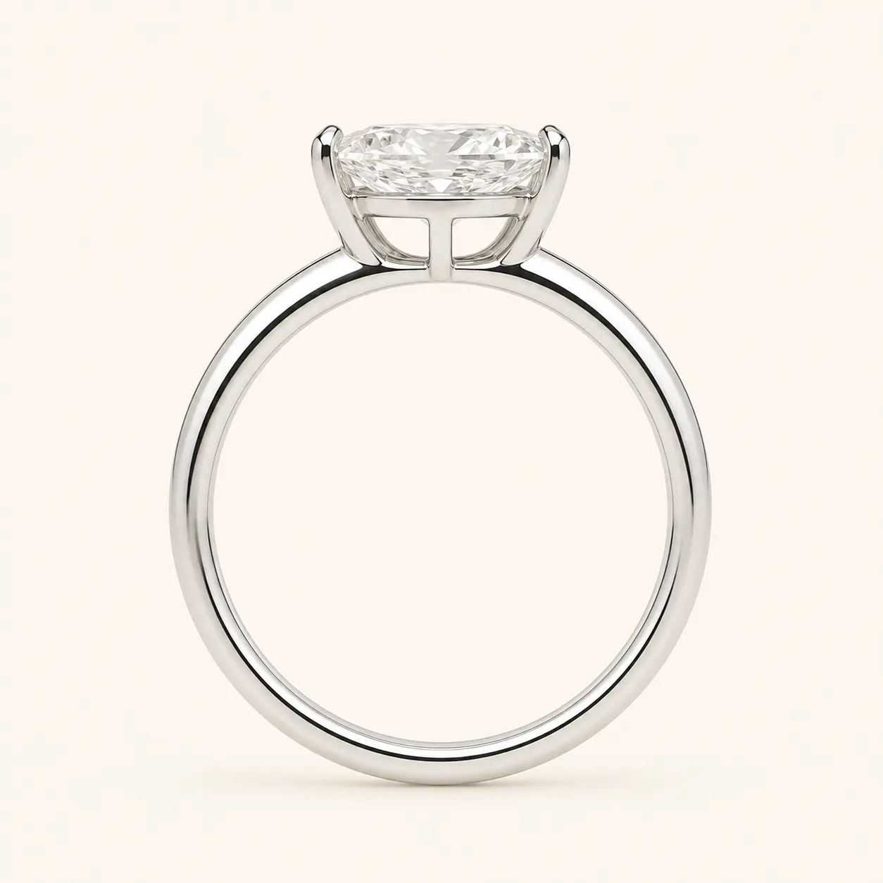 The Lilyan Oval Side profile